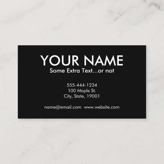 Harmonica - Speel zelf Funny Deco Music Visitekaartje (Achterkant)