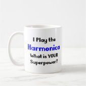 harmonica speler koffiemok (Links)