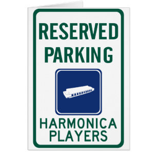 Harmonica spelers parkeren