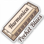 Harmonica Sticker (Voorkant)