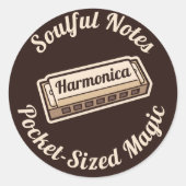 Harmonica Sticker (Voorkant)