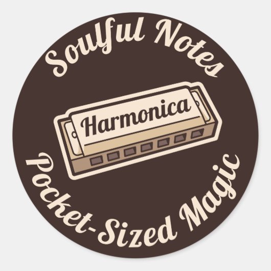 Harmonica Sticker (Voorkant)