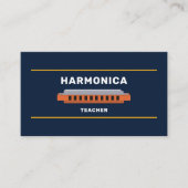 Harmonica Teacher Visitekaartje (Voorkant)