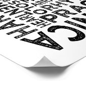 Harmonica Typografie Poster (Hoek)