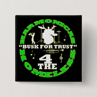 Harmonica voor daklozen vierkante button 5,1 cm