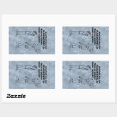 Harmonica Zombie Explode Rechthoekige Sticker (Vel)