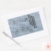 Harmonica Zombie Explode Rechthoekige Sticker (Envelop)