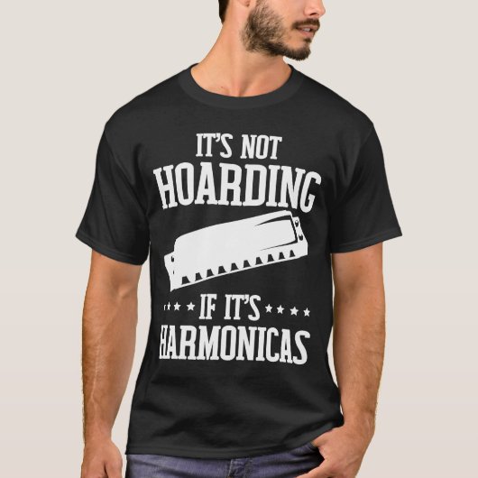 Harmonicisten Hoarding Harmonicas T-shirt (Voorkant)
