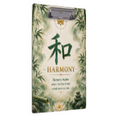 Harmonie (和) Chinees karakter Klembord (Rechts)