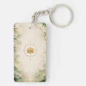 Harmonie (和) Chinees Karakter Sleutelhanger (achterkant)