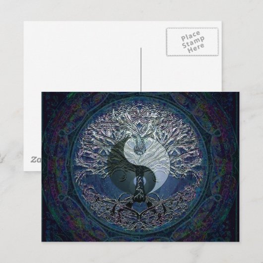 Harmonie, balans, overdraagbaarheid briefkaart (Voorkant / Achterkant)