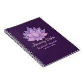 Harmonie binnen Lotus Mandala gepersonaliseerd Notitieboek (Rechterzijde)