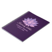Harmonie binnen Lotus Mandala gepersonaliseerd Notitieboek (Linkerzijde)