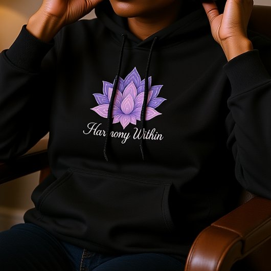 Harmonie binnen Lotus Mandala Hoodie