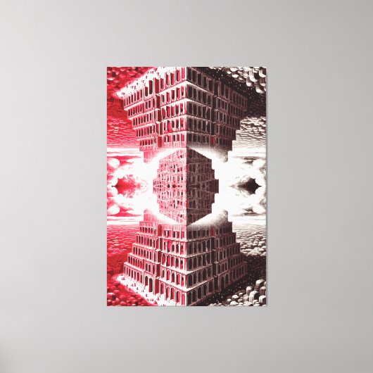 Harmonie & Discord: Toren van Babel Canvas Afdruk (Voorkant)