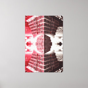Harmonie & Discord: Toren van Babel Canvas Afdruk