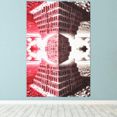 Harmonie & Discord: Toren van Babel Canvas Afdruk (Insitu (Houten vloer))