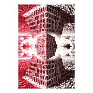 Harmonie & Discord: Toren van Babel Foto Afdruk