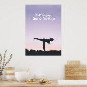 Harmonie door Beweging Poster (Keuken)