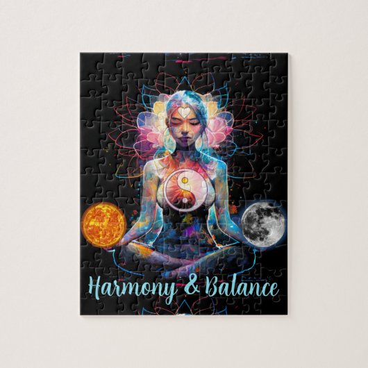 Harmonie en evenwicht legpuzzel (Verticaal)