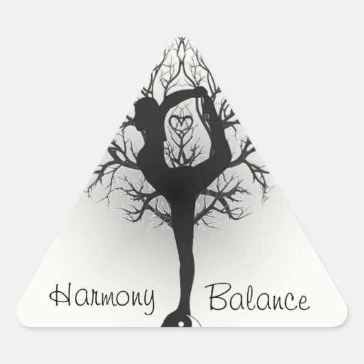 Harmonie en evenwicht sticker (Voorkant)