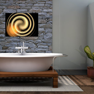 Harmonie en ontspanning - Golden Relief groot post Perfect Poster