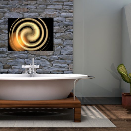 Harmonie en ontspanning - Golden Relief groot post Perfect Poster