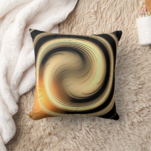 Harmonie en ontspanning Gouden & Zilveren kussen (Deken)