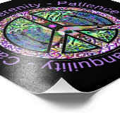 Harmonie, evenwicht, uniek vredessymbool foto afdruk (Hoek)