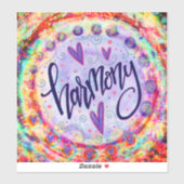Harmonie  Floral Inspirerende Inspiratie Sticker (Vel)