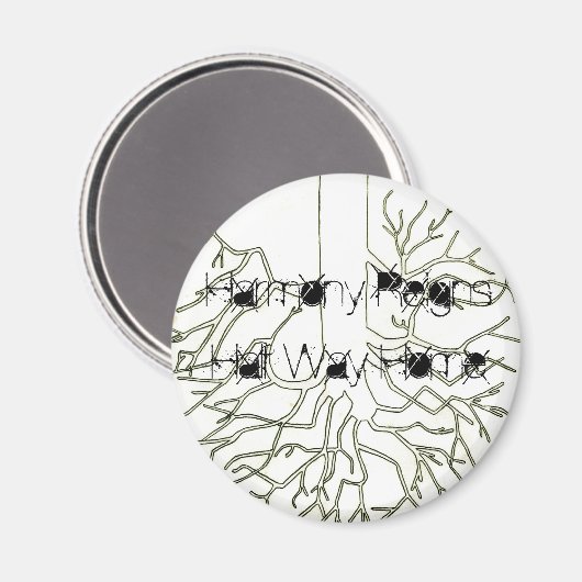 Harmonie heerst, halfweg thuismagneten magneet (Voorkant / Achterkant)