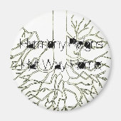 Harmonie heerst, halfweg thuismagneten magneet (Voorkant)