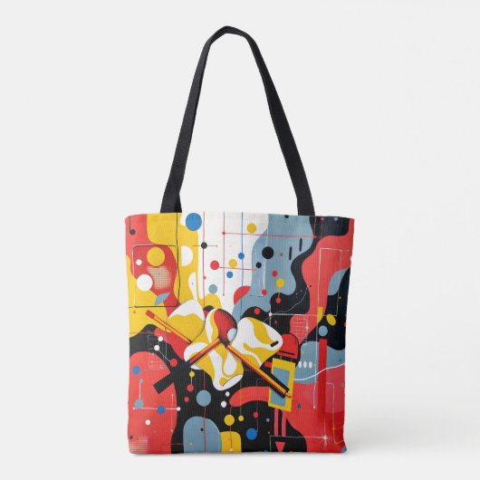 Harmonie in Beweging Tote Bag (Achterkant)