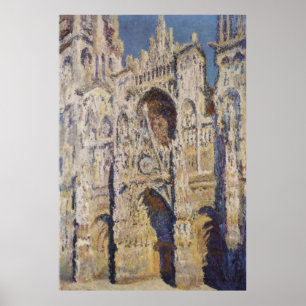 Harmonie in Blau en Gold Claude Monet Poster