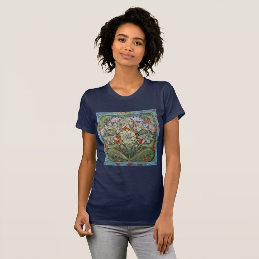 Harmonie in bloei t-shirt (Voorkant volledig)
