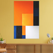 Harmonie in Blokken Canvas Afdruk (Insitu (Woonkamer))