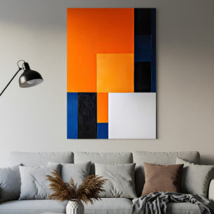 Harmonie in Blokken Canvas Afdruk