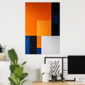 Harmonie in Blokken Poster (Thuiskantoor)