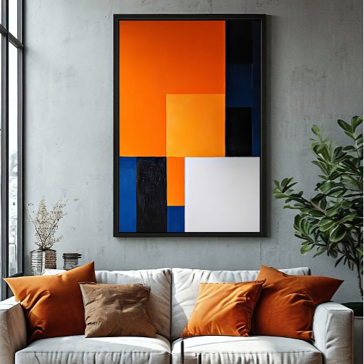 Harmonie in Blokken Poster