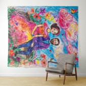 Harmonie in Bloom Wandkleed (In Situ (horizontaal))