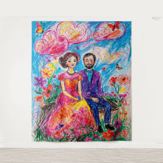 Harmonie in Bloom Wandkleed