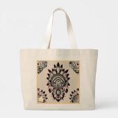 "Harmonie in design" Grote Tote Bag (Achterkant)