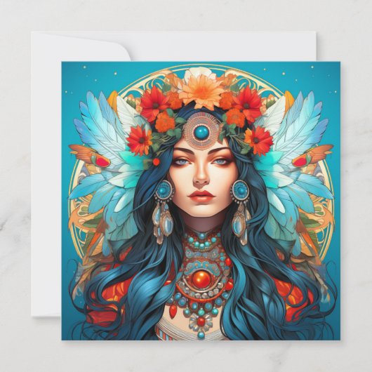 Harmonie in erfgoed - Art Nouveau Design Kaart (Voorkant)