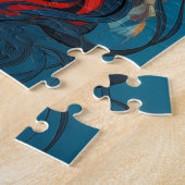 Harmonie in erfgoed - Art Nouveau Design Legpuzzel (Zijkant)