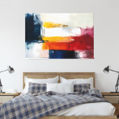 Harmonie in Fragmenten Canvas Afdruk (Insitu (Slaapkamer))