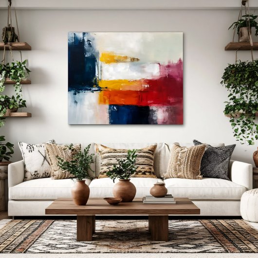 Harmonie in Fragmenten Canvas Afdruk