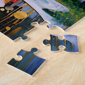 Harmonie in goud en lucht legpuzzel (Zijkant)