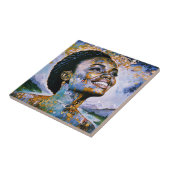 Harmonie in goud en lucht tegeltje (Zijkant)
