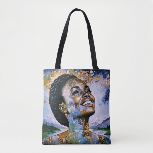 Harmonie in goud en lucht tote bag (Voorkant)