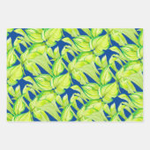 Harmonie in het groen op wikkelpapier Set Inpakpapier Vel (Voorkant 2)